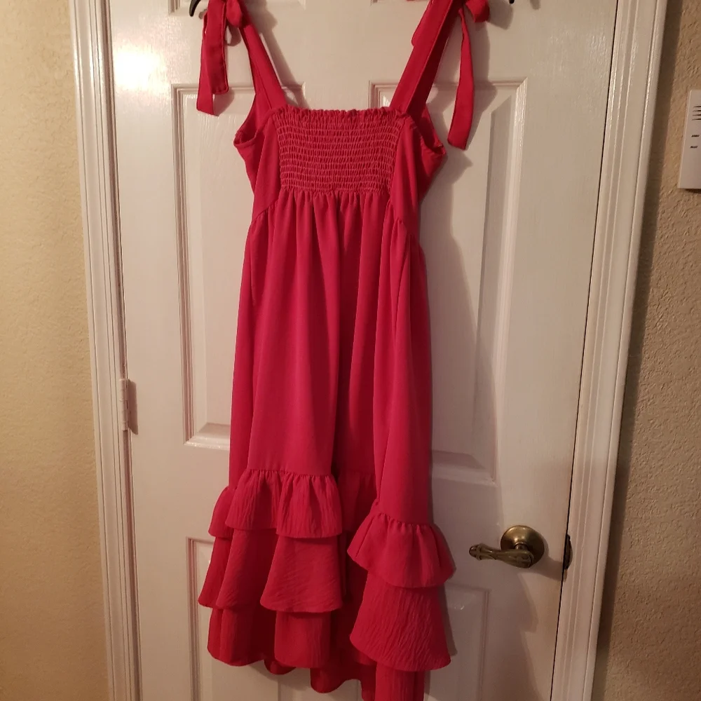 Sundress by Sofia Vergara.  Bustier Midi. NWOT Fuscia Pink S. Fast SHIPPER. - Picture 8 of 8